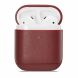 Защитный чехол UniCase Leather Cover для Apple AirPods 1 / 2 - Wine Red (247303WR). Фото 8 из 14