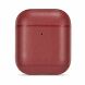 Защитный чехол UniCase Leather Cover для Apple AirPods 1 / 2 - Wine Red (247303WR). Фото 4 из 14