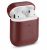 Защитный чехол UniCase Leather Cover для Apple AirPods 1 / 2 - Wine Red: фото 1 из 14
