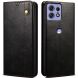 Защитный чехол UniCase Leather Wallet для Motorola Edge 50 Pro - Black (353618B). Фото 1 из 6