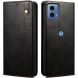 Защитный чехол UniCase Leather Wallet для Motorola Moto G24 Power - Black (347921B). Фото 1 из 6