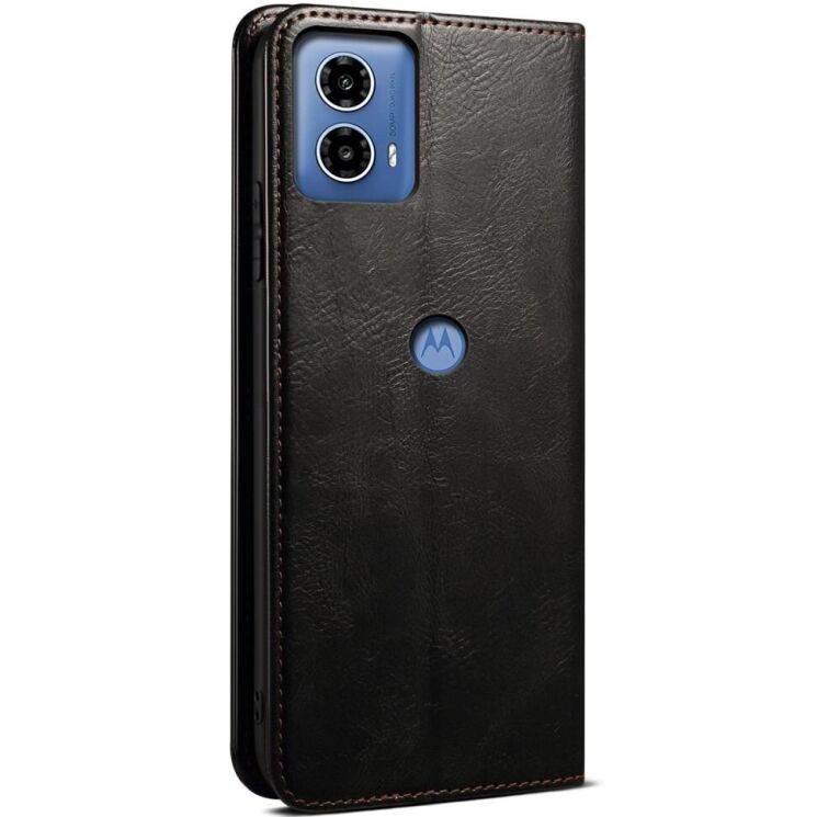 Защитный чехол UniCase Leather Wallet для Motorola Moto G24 Power - Black: фото 6 из 6