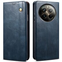 Защитный чехол UniCase Leather Wallet для Realme 12 Pro / 12 Pro+ - Blue: фото 1 из 6