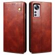 Защитный чехол UniCase Leather Wallet для Xiaomi 12 / 12X - Brown (295040Z)