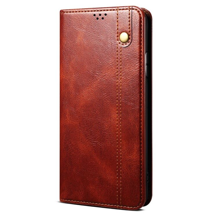 Защитный чехол UniCase Leather Wallet для Xiaomi 12 / 12X - Brown: фото 2 из 11