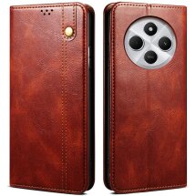 Защитный чехол UniCase Leather Wallet для Xiaomi Redmi 14C / Redmi A4 5G / Poco C75 - Brown: фото 1 из 6