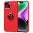 Защитный чехол UniCase Magnetic Ring для Apple iPhone 15 - Red (329513R)