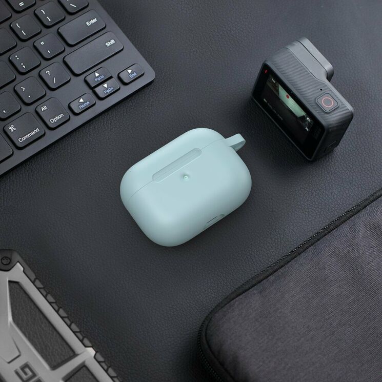 Захисний чохол UniCase Simple Stylish для Apple AirPods Pro - Baby Blue: фото 6 з 7