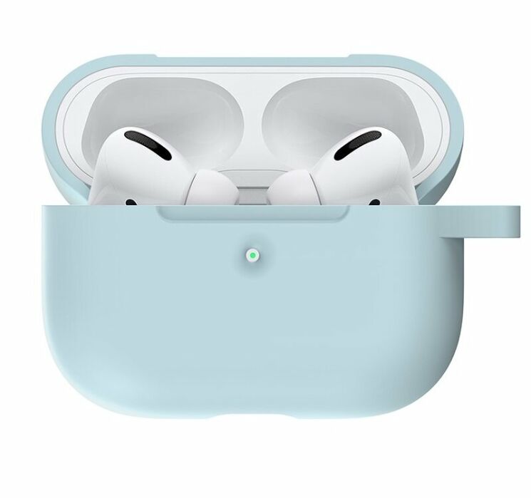 Захисний чохол UniCase Simple Stylish для Apple AirPods Pro - Baby Blue: фото 3 з 7