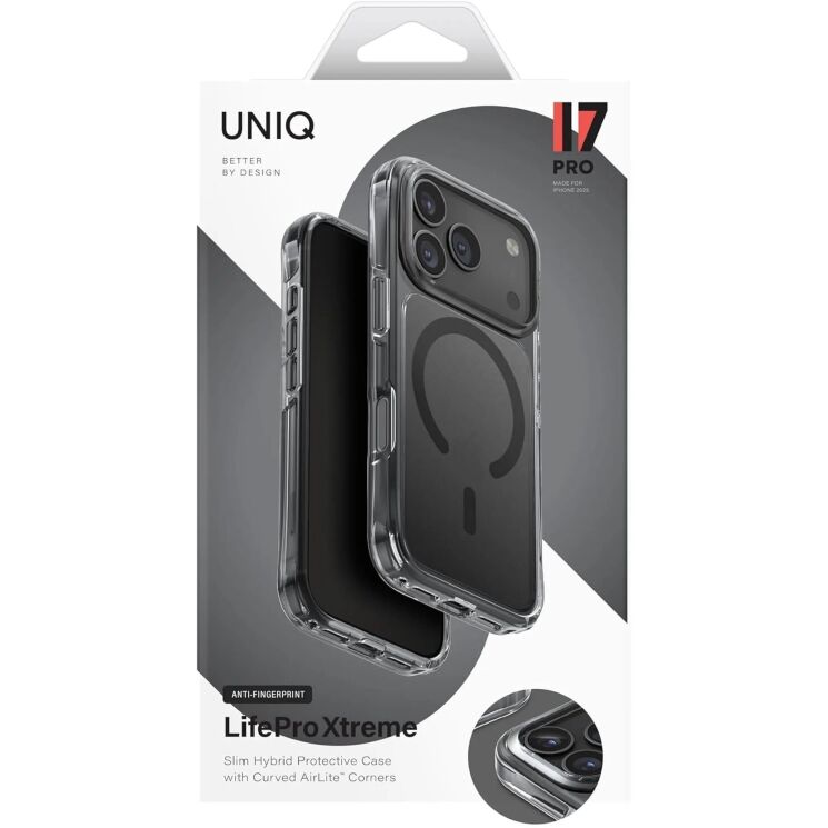 Защитный чехол UNIQ LifePro Xtreme with MagClick для iPhone 17 Pro (IP6.3P(2025)-LXAFMFSMK) - Black (403278B) Защитный чехол UNIQ LifePro Xtreme with MagClick для iPhone 17 Pro (IP6.3P(2025)-LXAFMFSMK) - Black: фото 6 из 9