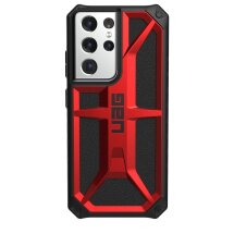 Захисний чохол URBAN ARMOR GEAR (UAG) Monarch для Samsung Galaxy S21 Ultra (G998) - Crimson: фото 1 з 5