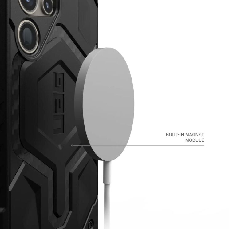 Защитный чехол URBAN ARMOR GEAR (UAG) Monarch Pro для Samsung Galaxy S24 (S921) - Carbon Fiber: фото 11 из 13