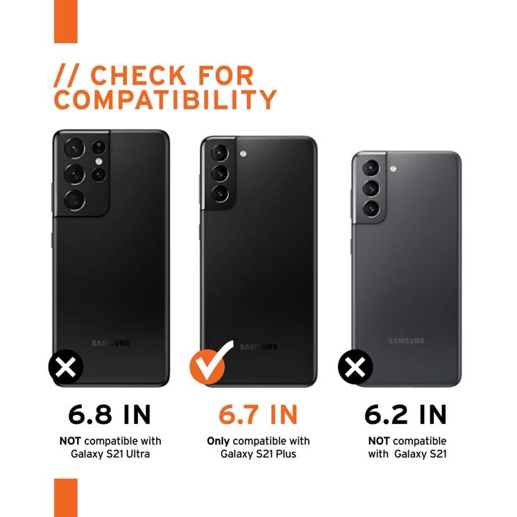 Защитный чехол URBAN ARMOR GEAR (UAG) Pathfinder SE Series для Samsung Galaxy S21 Plus (G996) 212827114061 - Midnight Camo: фото 6 из 10