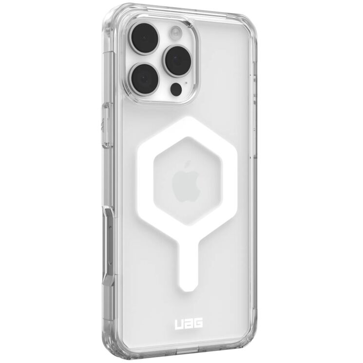Защитный чехол URBAN ARMOR GEAR (UAG) Plyo MagSafe для Apple iPhone 16 Pro Max - Ice / White: фото 3 из 12