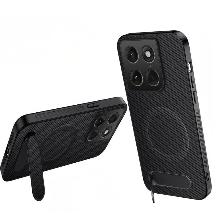 Защитный чехол WANLONFENG Stand Core для Motorola Edge 70 Fusion - Black: фото 1 из 7