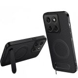 Защитный чехол WANLONFENG Stand Core для Motorola Edge 70 Fusion - Black: фото 1 из 7