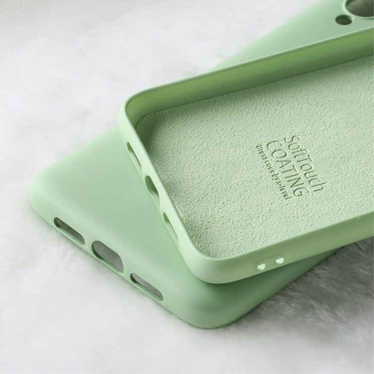 Захисний чохол X-LEVEL Delicate Silicone для Xiaomi Mi 9 Lite / Mi CC9 - Green: фото 1 з 10