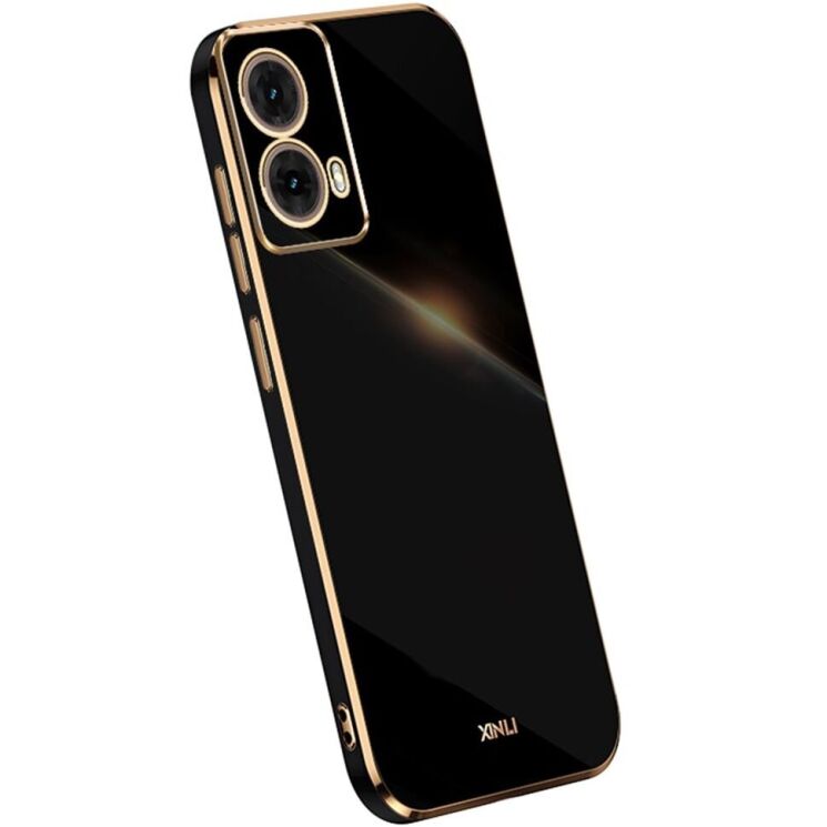 Защитный чехол XINLI Porcelain Design для Motorola Moto G85 - Black: фото 1 из 7