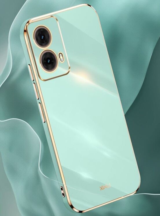 Защитный чехол XINLI Porcelain Design для Motorola Moto G85 - Black: фото 5 из 7