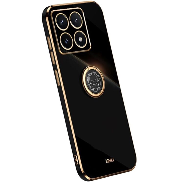 Защитный чехол XINLI Porcelain Ring для Xiaomi 14T Pro - Black: фото 1 из 5