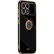 Захисний чохол XINLI Porcelain Ring для Xiaomi Poco F8 Pro - Black: фото 1 з 7