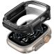 Захисний комплект Spigen Rugged Armor + Tempered Glass для Apple Watch Ultra / Ultra 2 / Ultra 3 (49mm) ACS11414 - Matte Black (304651MB). Фото 1 з 10