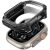 Захисний комплект Spigen Rugged Armor + Tempered Glass для Apple Watch Ultra / Ultra 2 / Ultra 3 (49mm) ACS11414 - Matte Black: фото 1 з 10