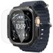 Захисний комплект Spigen Rugged Armor + Tempered Glass для Apple Watch Ultra / Ultra 2 / Ultra 3 (49mm) ACS11414 - Matte Black (304651MB). Фото 4 з 10