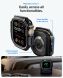 Захисний комплект Spigen Rugged Armor + Tempered Glass для Apple Watch Ultra / Ultra 2 / Ultra 3 (49mm) ACS11414 - Matte Black (304651MB). Фото 9 з 10