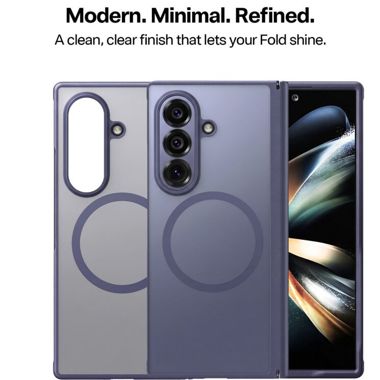 Защитный комплект TORRAS Guardian-Mag with MagSafe (FF) для Samsung Galaxy Fold 8 Ultra - Purple: фото 4 из 8