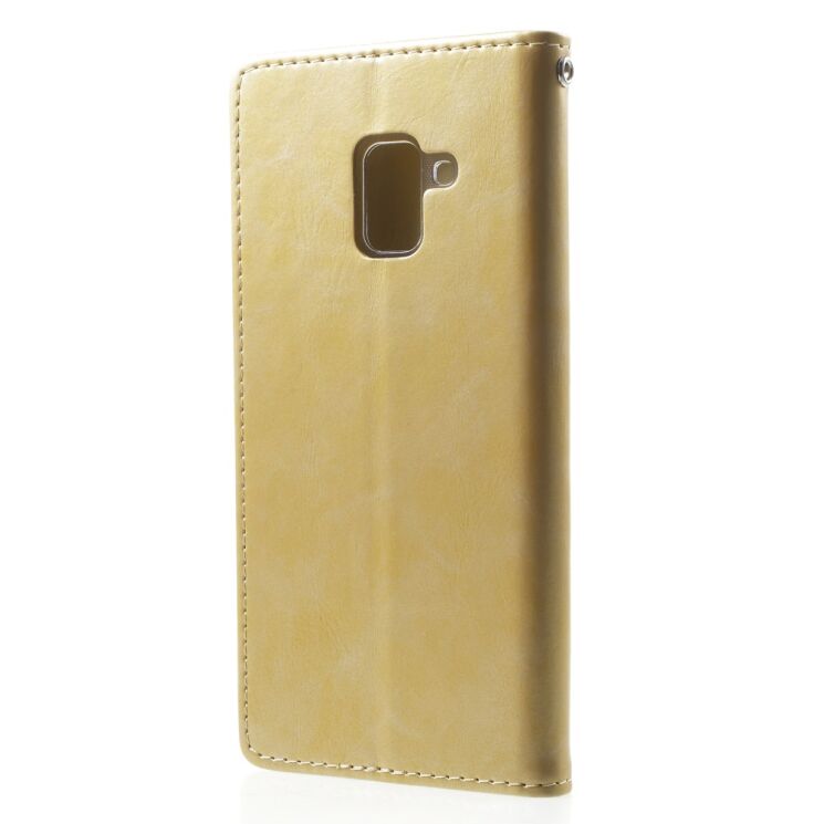 Чохол-книжка MERCURY Classic Flip для Samsung Galaxy A8+ 2018 (A730) - Gold: фото 2 з 5
