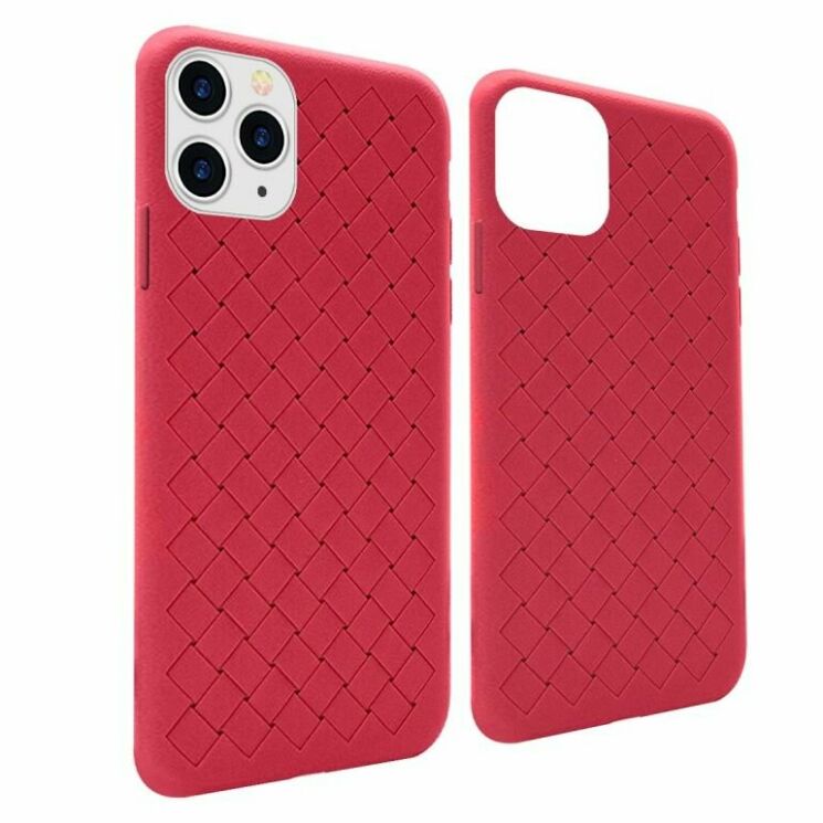 Защитный чехол NXE Knitting Series для Apple iPhone 11 Pro Max - Red: фото 4 из 6