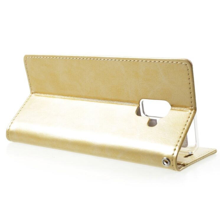 Чохол-книжка MERCURY Classic Flip для Samsung Galaxy A8+ 2018 (A730) - Gold: фото 4 з 5