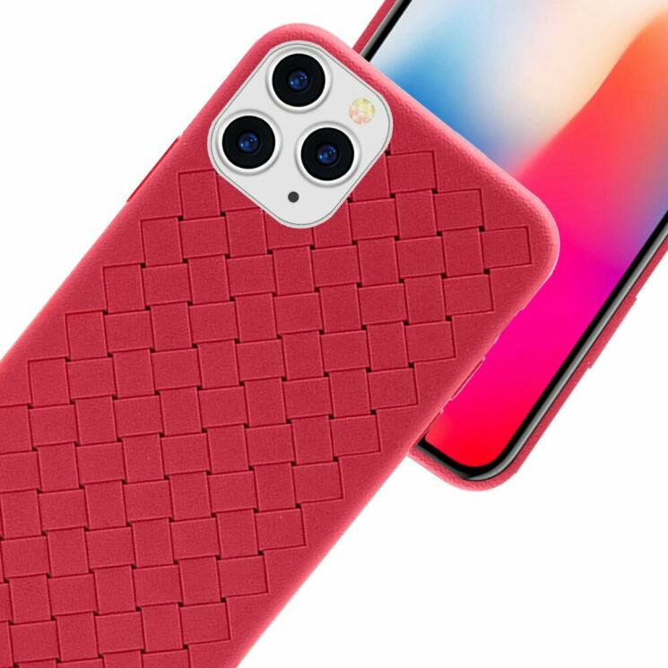 Защитный чехол NXE Knitting Series для Apple iPhone 11 Pro Max - Red: фото 5 из 6
