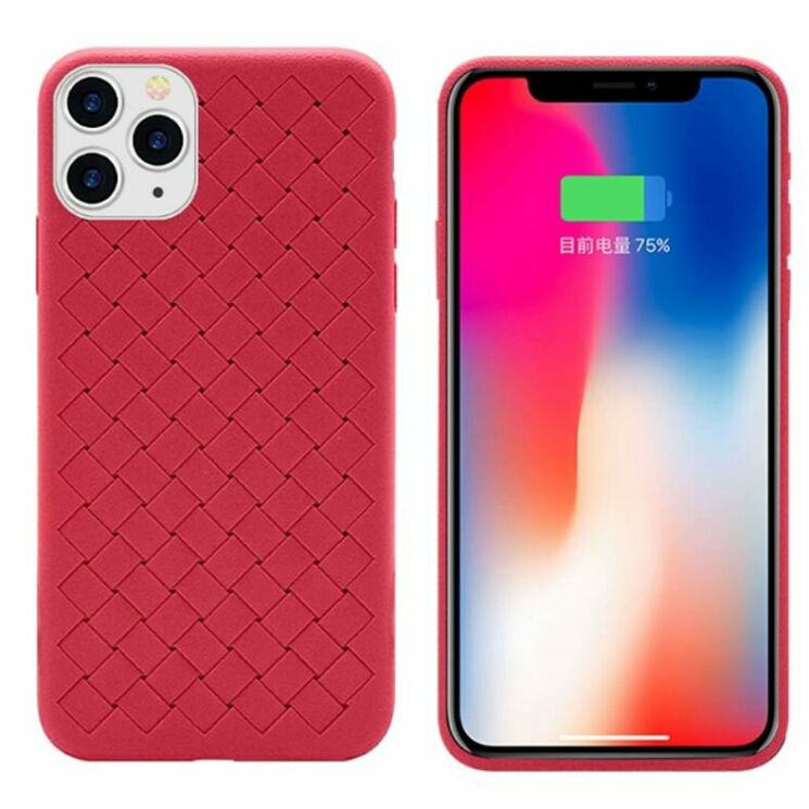 Защитный чехол NXE Knitting Series для Apple iPhone 11 Pro Max - Red: фото 1 из 6