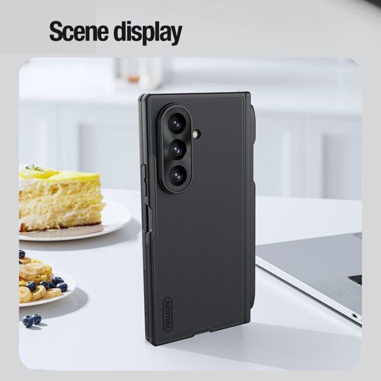 Пластиковий чохол NILLKIN Super Frosted Shield Magnetic (S Pen) для Samsung Galaxy Fold 8 Ultra - Transparent Black (424070B) Пластиковий чохол NILLKIN Super Frosted Shield Magnetic (S Pen) для Samsung Galaxy Fold 8 Ultra - Transparent Black: фото 18 з 20