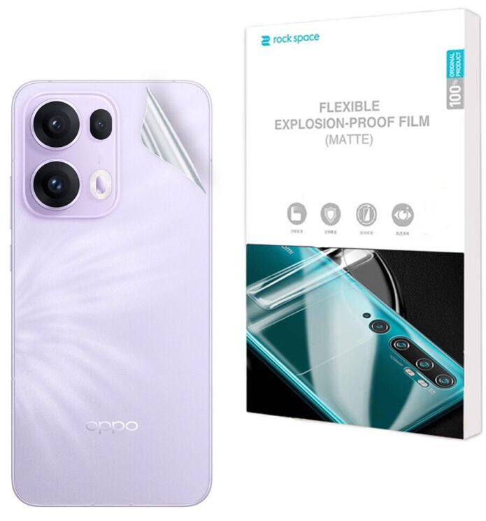 Антиблікова плівка на задню панель RockSpace Explosion-Proof Matte для OPPO Reno 13 Pro: фото 1 з 9