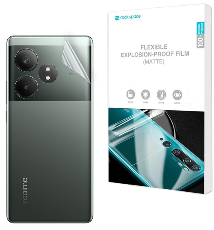 Антибликовая пленка на заднюю панель RockSpace Explosion-Proof Matte для Realme GT Neo 6 SE / GT 6T: фото 1 из 9