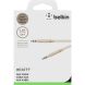 AUX-кабель Belkin Premium (1.2m) - Gold (896315F). Фото 3 з 3