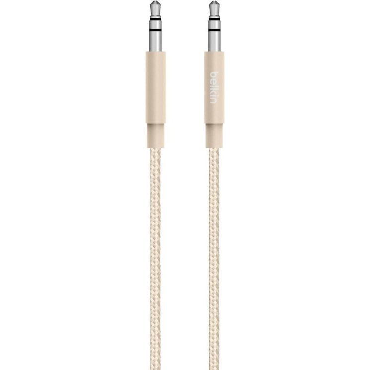 AUX-кабель Belkin Premium (1.2m) - Gold: фото 1 з 3