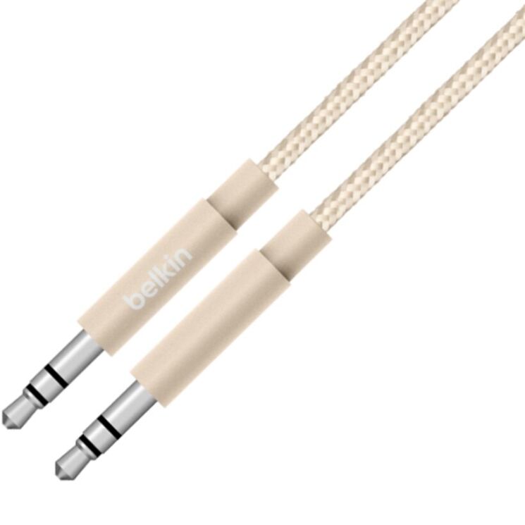 AUX-кабель Belkin Premium (1.2m) - Gold: фото 2 з 3