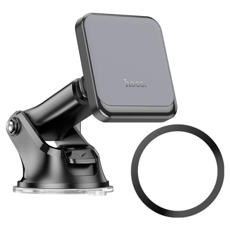 Автомобільний тримач Hoco H41 Climber Magnetic - Black: фото 2 з 9