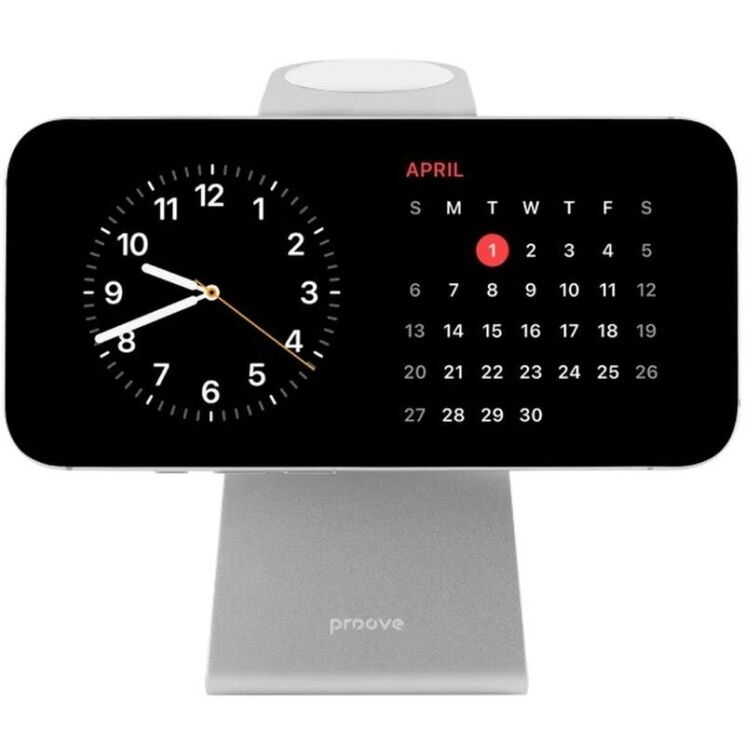 Беспроводное зарядное устройство Proove Omni Power 3 in 1 - White: фото 2 из 6