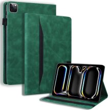 Чехол Deexe Business Style для Apple iPad Pro 11 (2024) - Green: фото 1 из 6