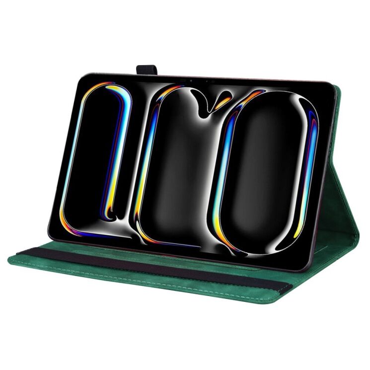 Чехол Deexe Business Style для Apple iPad Pro 11 (2024) - Green: фото 3 из 6
