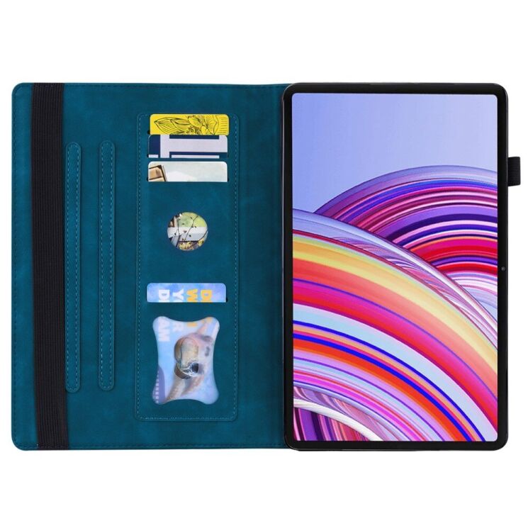 Чехол Deexe Business Style для Xiaomi Redmi Pad Pro - Blue: фото 2 из 10