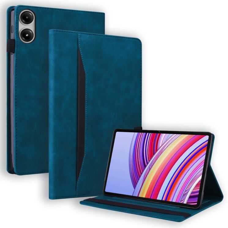 Чехол Deexe Business Style для Xiaomi Redmi Pad Pro - Blue: фото 1 из 10