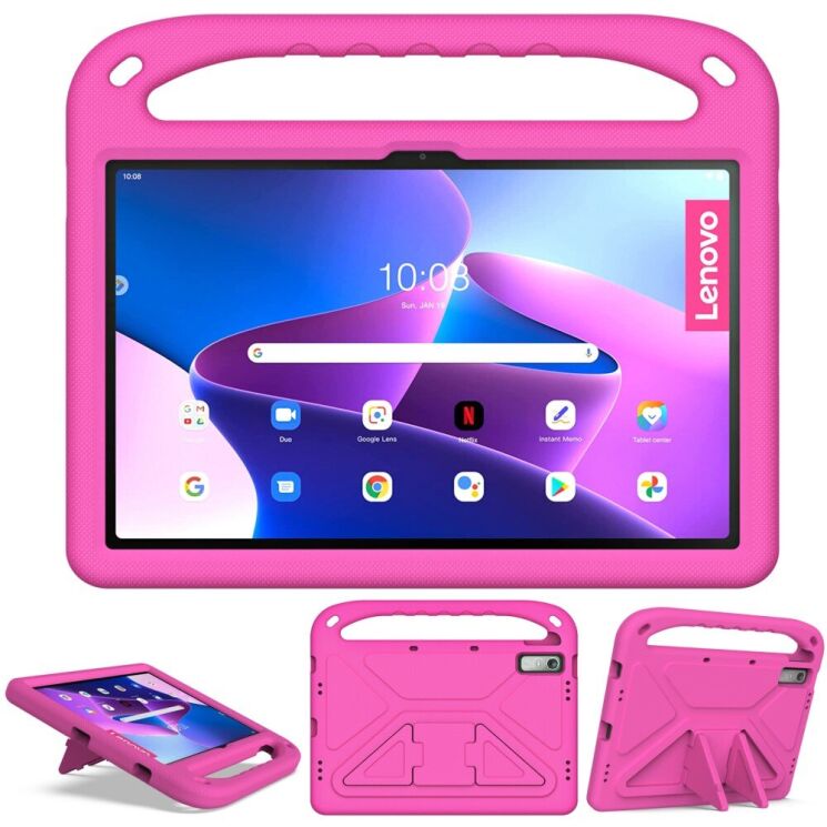 Чехол Deexe KickStand Cover для Lenovo Tab P11 Gen 2 - Rose: фото 2 из 6