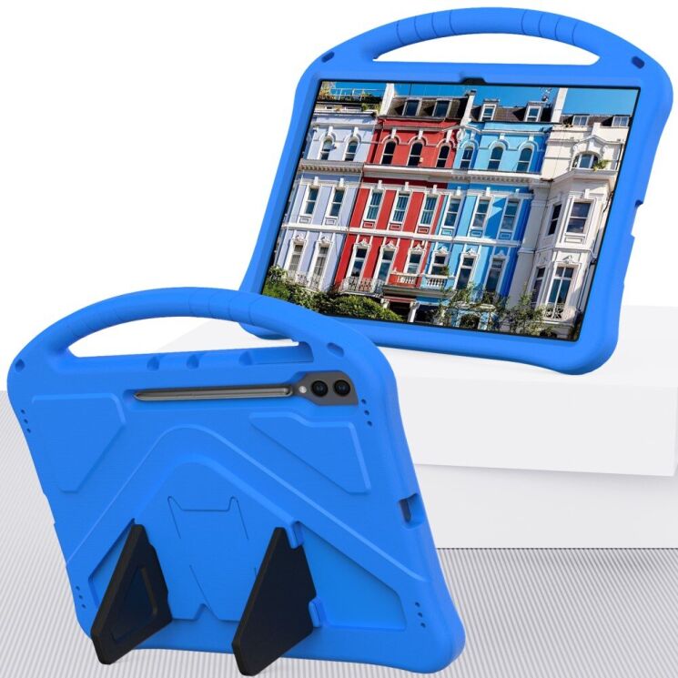 Чохол Deexe KickStand Cover для Samsung Galaxy Tab S10 Ultra - Blue: фото 2 з 7