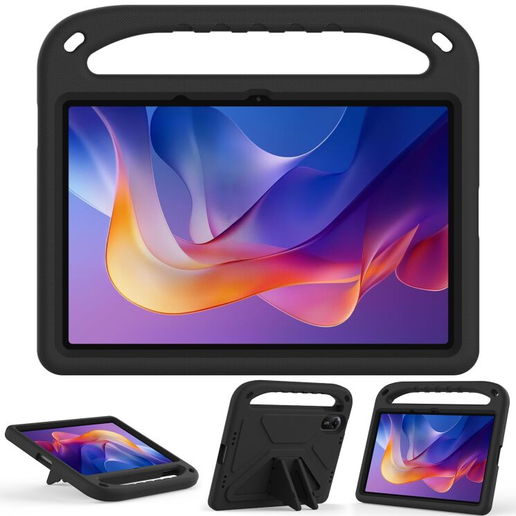 Чохол Deexe KickStand Cover для Xiaomi Redmi Pad 2 - Black: фото 2 з 7
